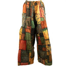 Patchwork Flare Pants
