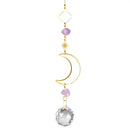 Moon Amethyst Crystal Suncatcher