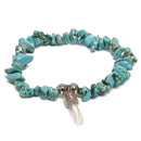 Stretchy Bracelet with Hanging Crystal