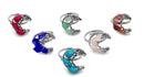 HANDMADE ADJUSTABLE MOON CHIP STONE RING