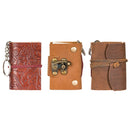 Keychain Leather Journal 3x2"