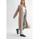 Long Sweater Coat- Black