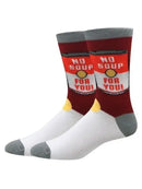 No Soup For You Men's Sock