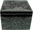 Sun Soapstone Box