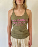 Sunbeam General Store No Farms No Food Tank Top