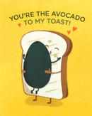 Good Paper Avocado Toast Love Card